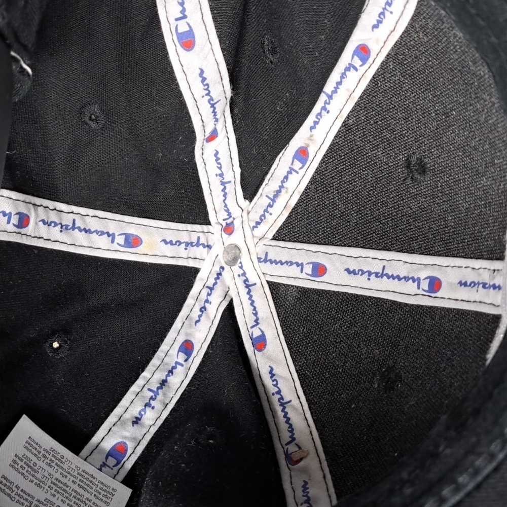 Champion Embroidered Baseball Cap Snap Back One size - Picture 6 of 7